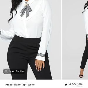 Proper Attire Top - White.